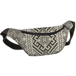 Ledvinka BUMBAG  šedý vzor